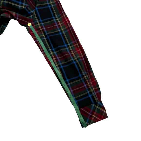 ORVIS Carefree Poplin Cotton Blend Button Up Shirt Size 10 Womens Tartan Plaid - Picture 9 of 9
